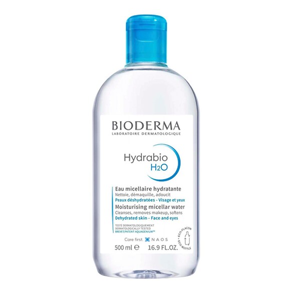 Hydrabio H2O - Eau micellaire hydratante peaux sensibles déshydratées, BIODERMA