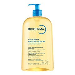Atoderm Huile de douche - Soin lavant hydratant peaux sensibles visage et corps , BIODERMA
