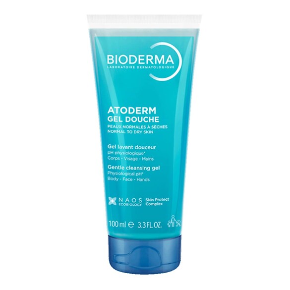 Atoderm Gel douche - Gel lavant hydratant doux visage et corps, BIODERMA