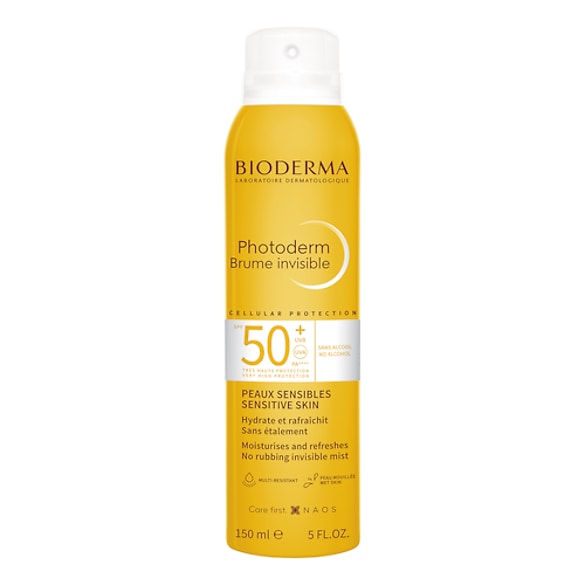 Photoderm Brume Invisible SPF50+ - Brume solaire pour les peaux sensibles, BIODERMA