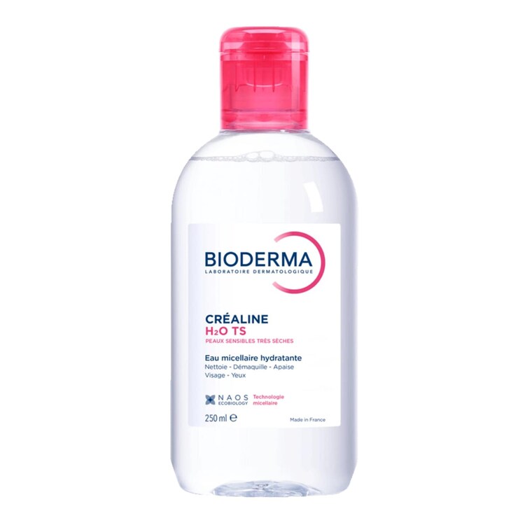 Créaline H2O TS - Eau micellaire démaquillante peaux très sèches