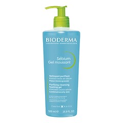 Sébium Gel moussant - Gel nettoyant purifiant peau grasse, BIODERMA