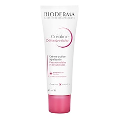 Créaline Défensive Riche - Crème visage apaisante peaux sensibles, BIODERMA