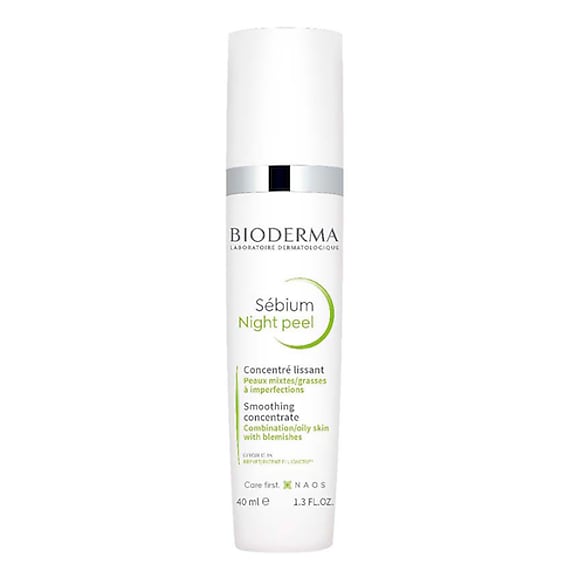 Sébium Night Peel - Soin visage peeling doux anti-imperfections, BIODERMA