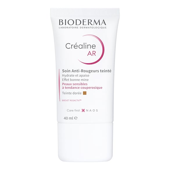 Créaline AR teintée - Crème visage anti-rougeurs teintée , BIODERMA
