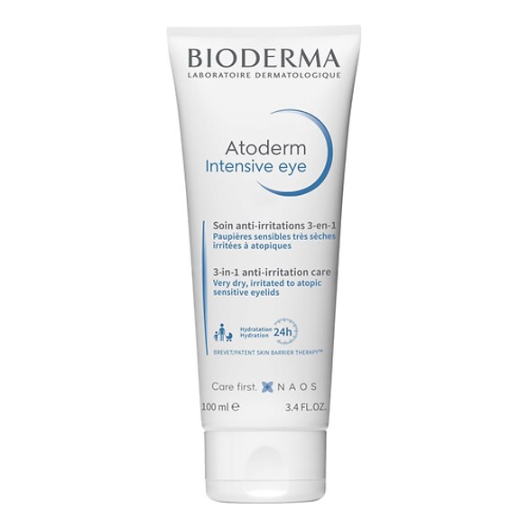 Atoderm Intensive Eye - Démaquillant pour paupières irritées 3en1, BIODERMA