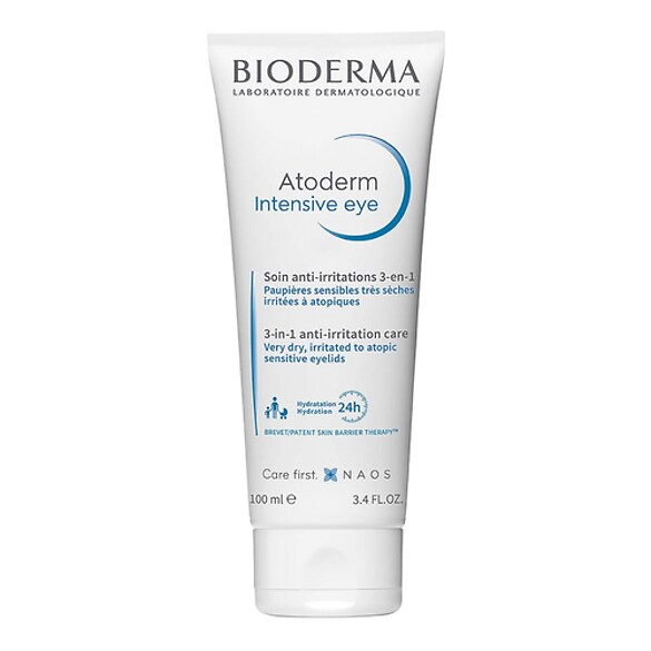 Atoderm Intensive Eye - Démaquillant pour paupières irritées 3en1, BIODERMA