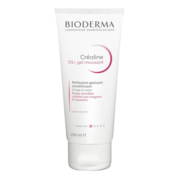 Créaline DS+ Gel Moussant - Gel purifiant anti-rougeurs peaux sensibles, BIODERMA