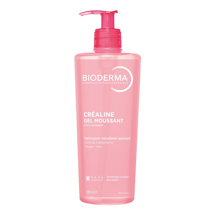 Créaline Gel Moussant - Nettoyant visage doux peaux sensibles à intolérantes