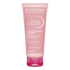 Créaline Gel Moussant - Nettoyant visage doux peaux sensibles à intolérantes, BIODERMA