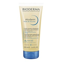Atoderm Huile de douche - Soin lavant hydratant peaux sensibles visage et corps , BIODERMA
