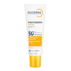Photoderm Crème invisible - Crème solaire visage peaux sensibles sèches SPF50+, BIODERMA