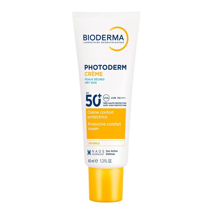 Photoderm Crème invisible - Crème solaire visage peaux sensibles sèches SPF50+