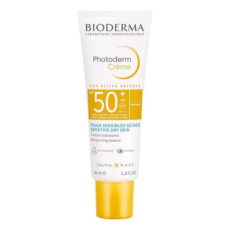 Photoderm Crème invisible - Crème solaire visage peaux sensibles sèches SPF50+