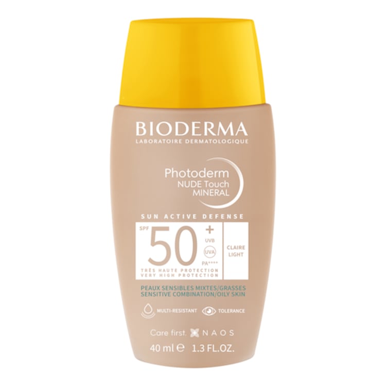 Photoderm NUDE Touch MINERAL SPF50+ - Soin solaire peau sensible mixte/grasse