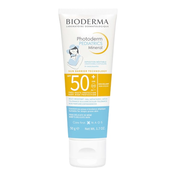 Photoderm Pediatrics Mineral SPF50+ - Crème solaire pour le corps, BIODERMA