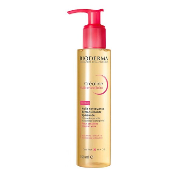 Créaline Huile Micellaire – Huile nettoyante démaquillante apaisante, BIODERMA