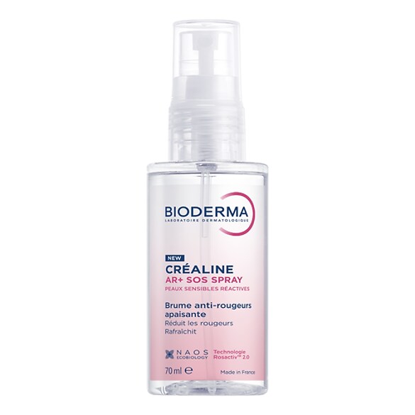 Créaline AR+ SOS Spray - Brume anti-rougeurs apaisante, BIODERMA