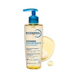 Atoderm Huile de douche - Soin lavant hydratant peaux sensibles visage et corps 