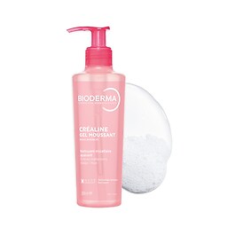 Créaline Gel Moussant - Nettoyant visage doux peaux sensibles à intolérantes