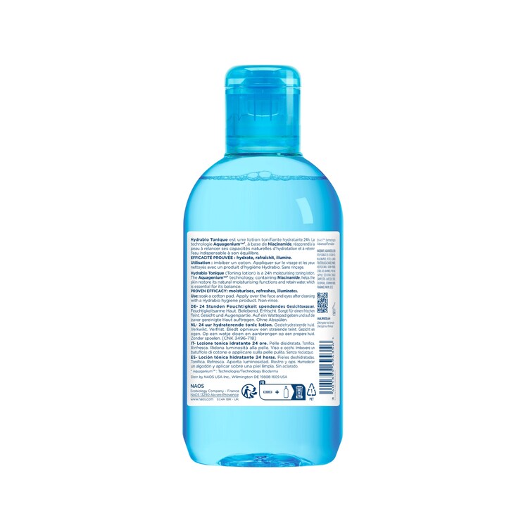 Hydrabio Tonique - Lotion tonique visage et yeux peaux sensibles déshydratées
