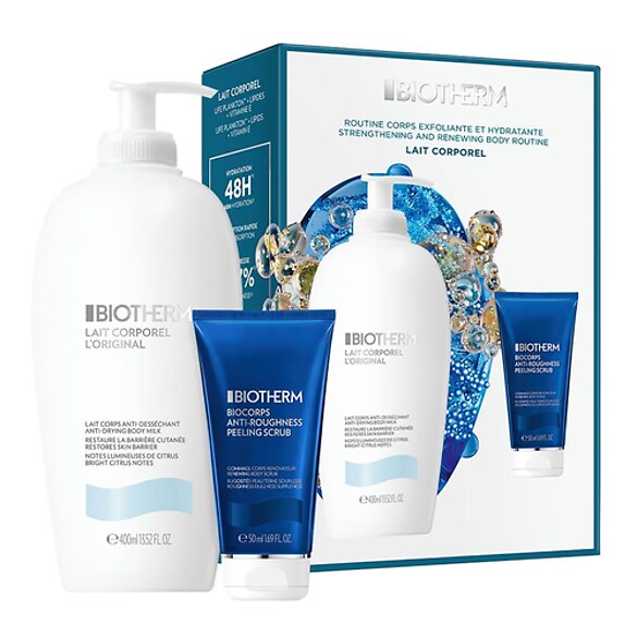 Lait Corporel & Biocorps Scrub Duo - Cofanetto Skincare, BIOTHERM