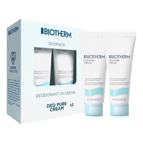 Deo Pure Crema - Cofanetto Deodorante Cream antitraspirante, BIOTHERM