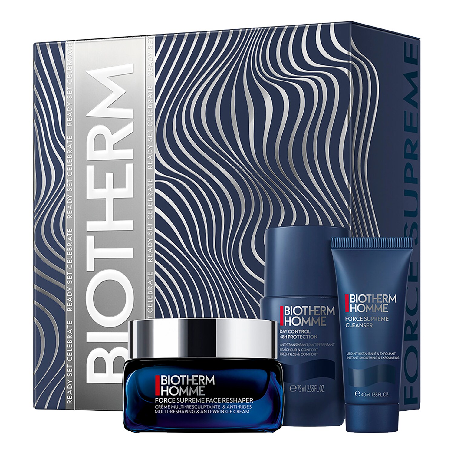 Biotherm Homme Force Supreme Face Reshaper Cream dárková sada pro muže