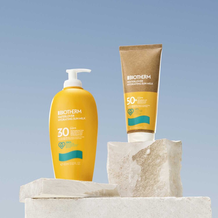 Waterlover Lait Solaire Hydratant SPF30 - Lait haute protection visage et corps