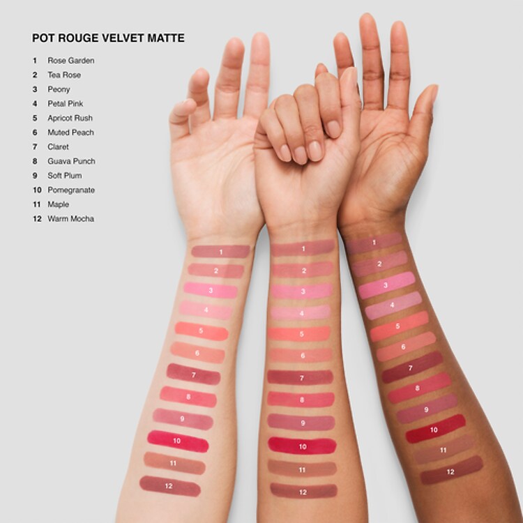 Pot Rouge Velvet Matte - Blush crème 2-en-1 pour les joues et les lèvres