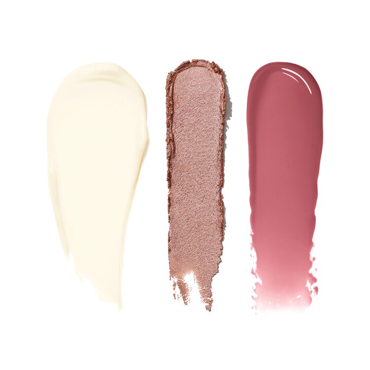 Promotional Set - Mini base de maquillage, fard à paupières en stick et gloss