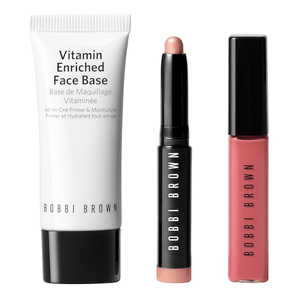 Promotional Set - Mini base de maquillage, fard &agrave; paupi&egrave;res en stick et gloss, BOBBI BROWN
