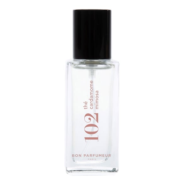 Eau de Parfum 102 :  Tea, Cardamom, Cedar, Bon Parfumeur