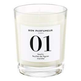Basilic, Feuilles De Figuier, Menthe - Bougie parfumée