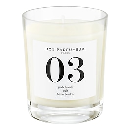 Patchouli, Cuir, Fèves de tonka - Bougie image