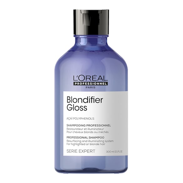 Blondifier Gloss - Shampoing illuminateur pour cheveux blonds et méchés, L'Oréal Professionnel