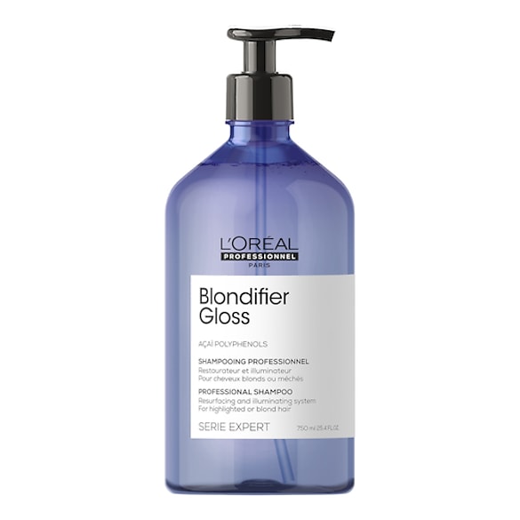 Blondifier Gloss - Shampoing illuminateur pour cheveux blonds et méchés, L'Oréal Professionnel