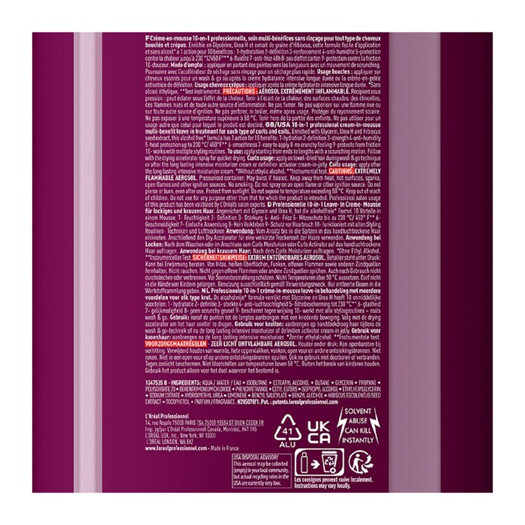 Curl Expression - Mousse profesional para cabello rizado y ondulado