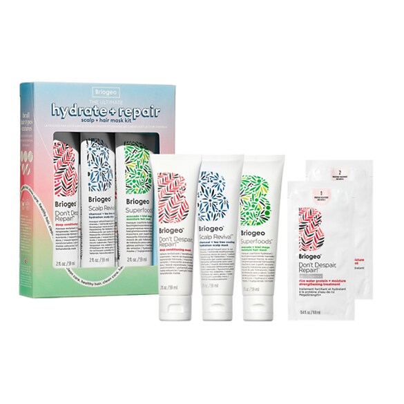 The Ultimate Mask Kit - Scalp Care And Hair Repair Mask Trial Kit, BRIOGEO