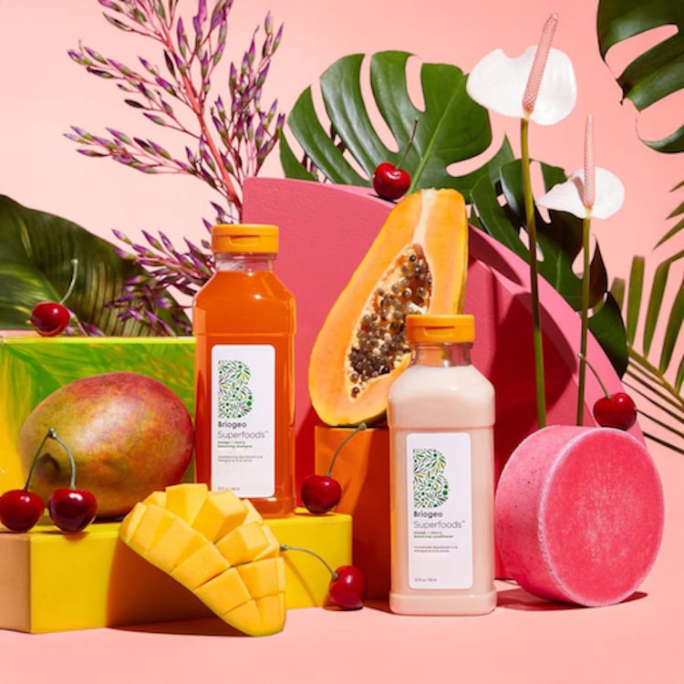 Superfoods mangue + cerise - Shampooing équilibrant et régulateur de sébum