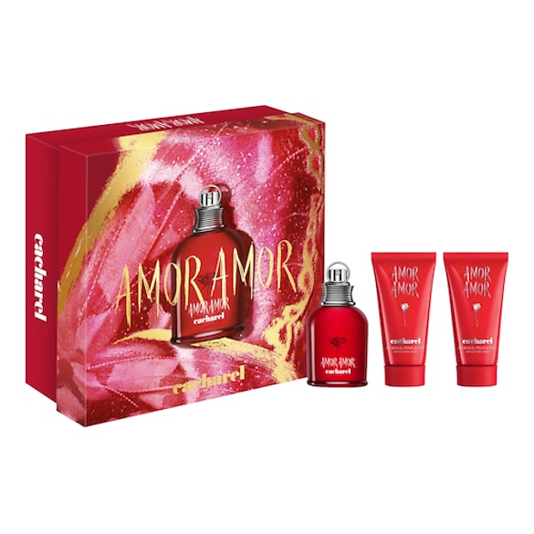 Amor Amor - Coffret Eau de Toilette et Laits pour le Corps, CACHAREL