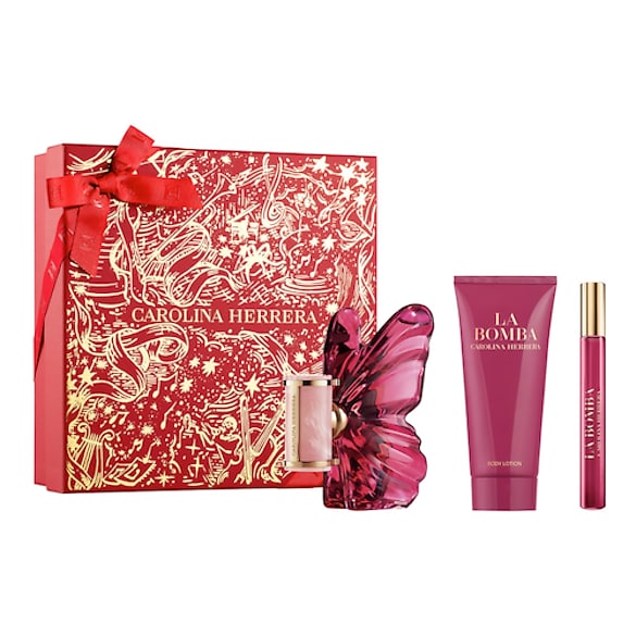 Carolina Herrera -Zestaw Świątezny Woda Perfumowana+Olejek do Ciała+Travel Spray, CAROLINA HERRERA