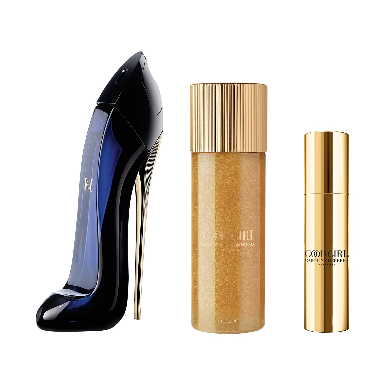 Good Girl - Eau de Parfum and Leg Oil and Travel Spray Set
