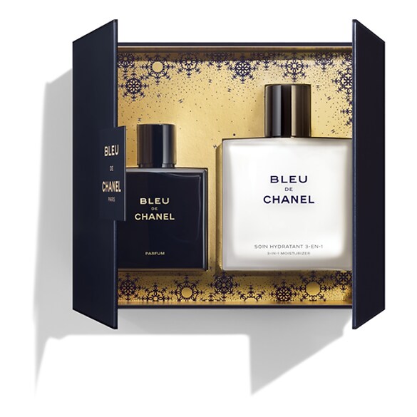 BLEU DE CHANEL - Zestaw Perfum & Krem Nawilżający 3W1, CHANEL