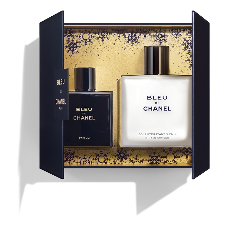 BLEU DE CHANEL - Zestaw Perfum & Krem Nawilżający 3W1