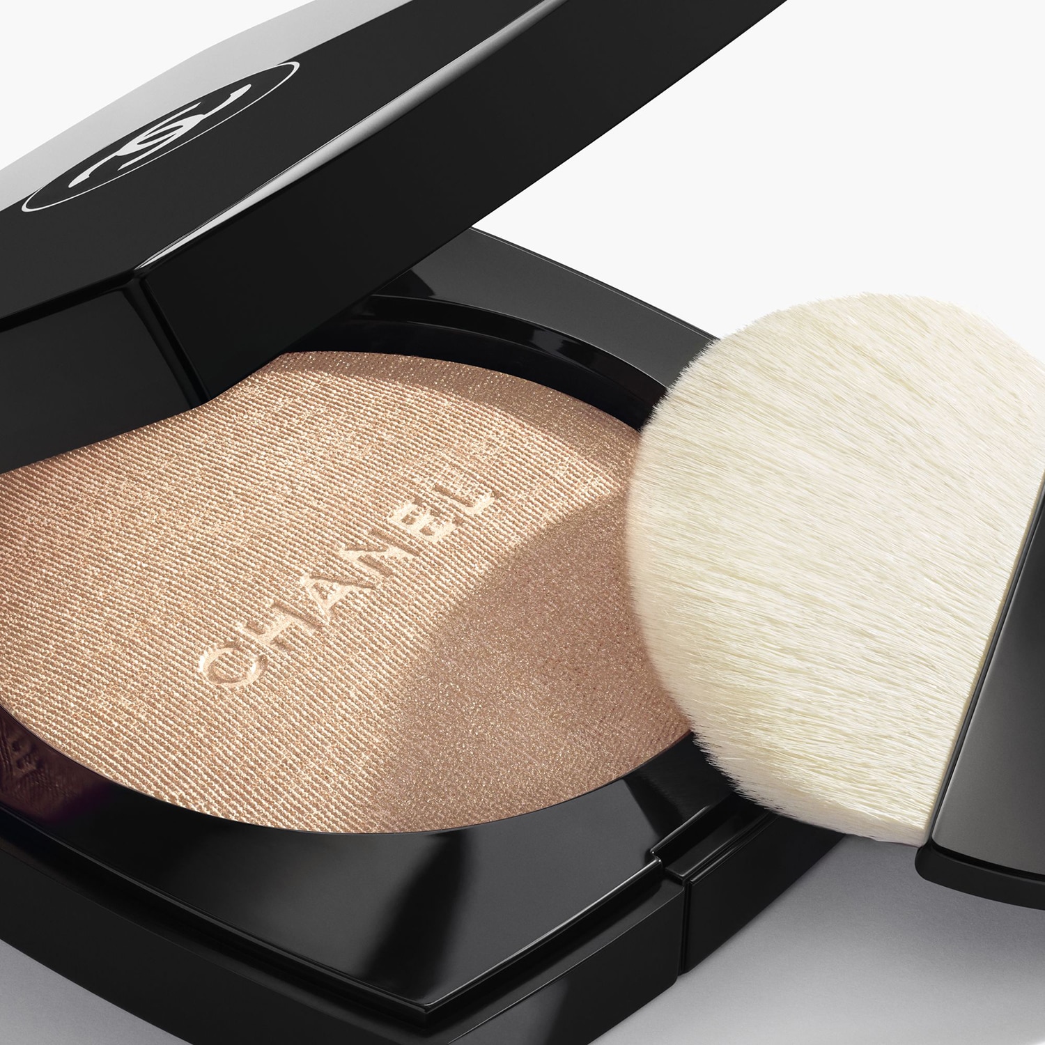 Guerlain&Chanel PoudreLumièrePressée01 POUDRE LUMIÈRE - Rozświetlający Puder Do Twarzy i CHANEL