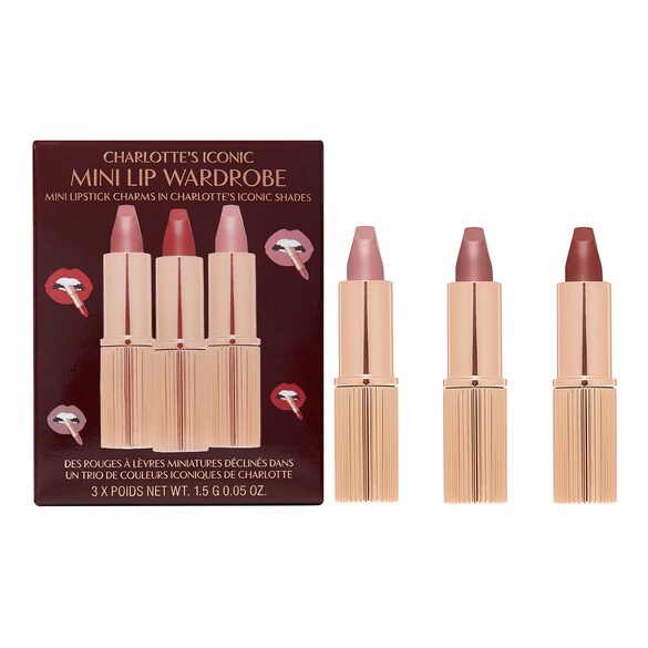 Iconic Mini Lipstick Wardrobe - Estuche de Navidad , Charlotte Tilbury