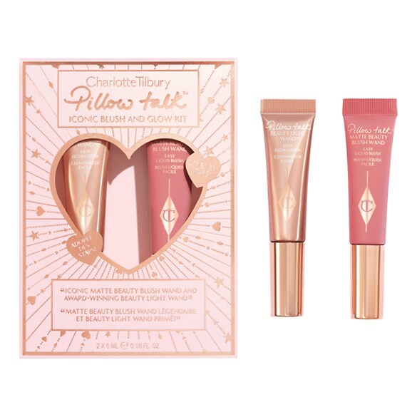 Pillow Talk Iconic Blush and Glow Kit - Set fard à joues et surligneur, CHARLOTTE TILBURY