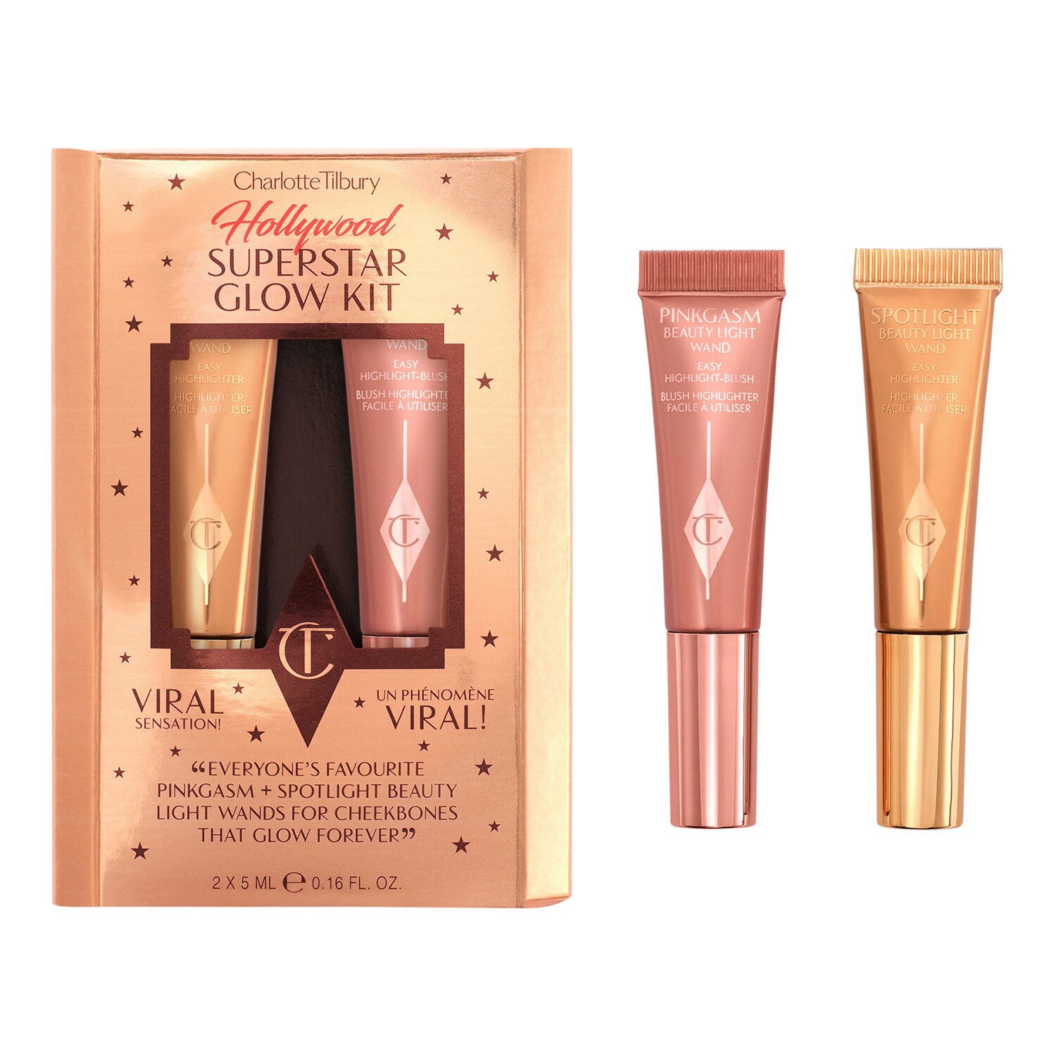 CHARLOTTE TILBURY - Charlotte's Hollywood Superstar Glow Kit - Sada make-upu