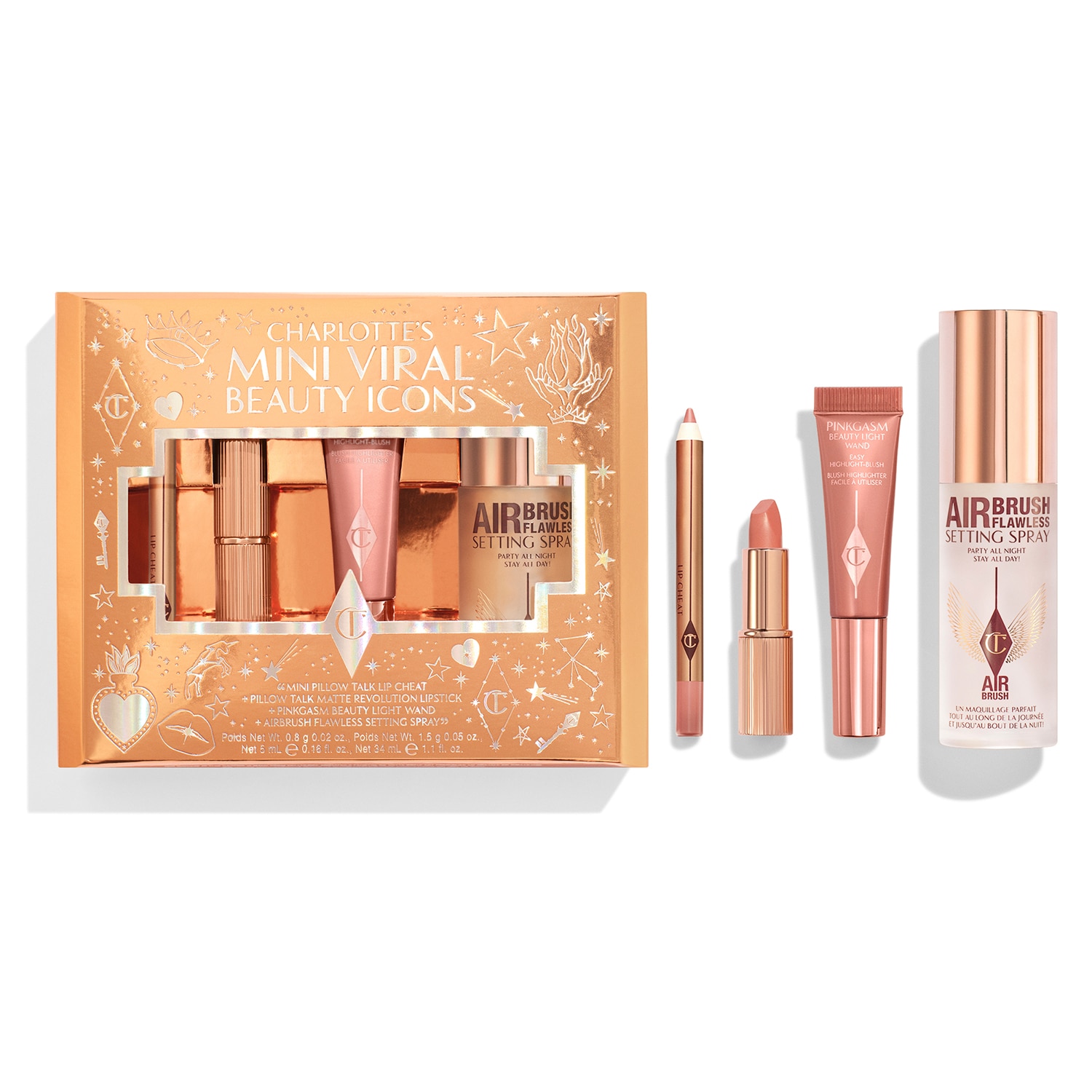 CHARLOTTE TILBURY - Charlotte's Mini Viral Beauty Icons - Kosmetická sada